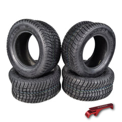 Kenda 277010N4 205/50-10 Pro Tour 4 Ply Tubeless Golf Cart Tires 4 Pack