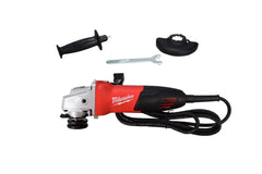 Milwaukee 6130-33 7 Amp Corded 4-1/2 in. Small Angle Grinder with Sliding Lock-On Switch
