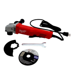 Milwaukee 6142-30 4-1/2" 11A Small Angle Grinder, Lock on, Overload Protection