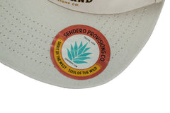 Sendero Provisions Co. Shootin' Hand Adjustable Strapback Hat with Screen Printed Design (White) - One Size