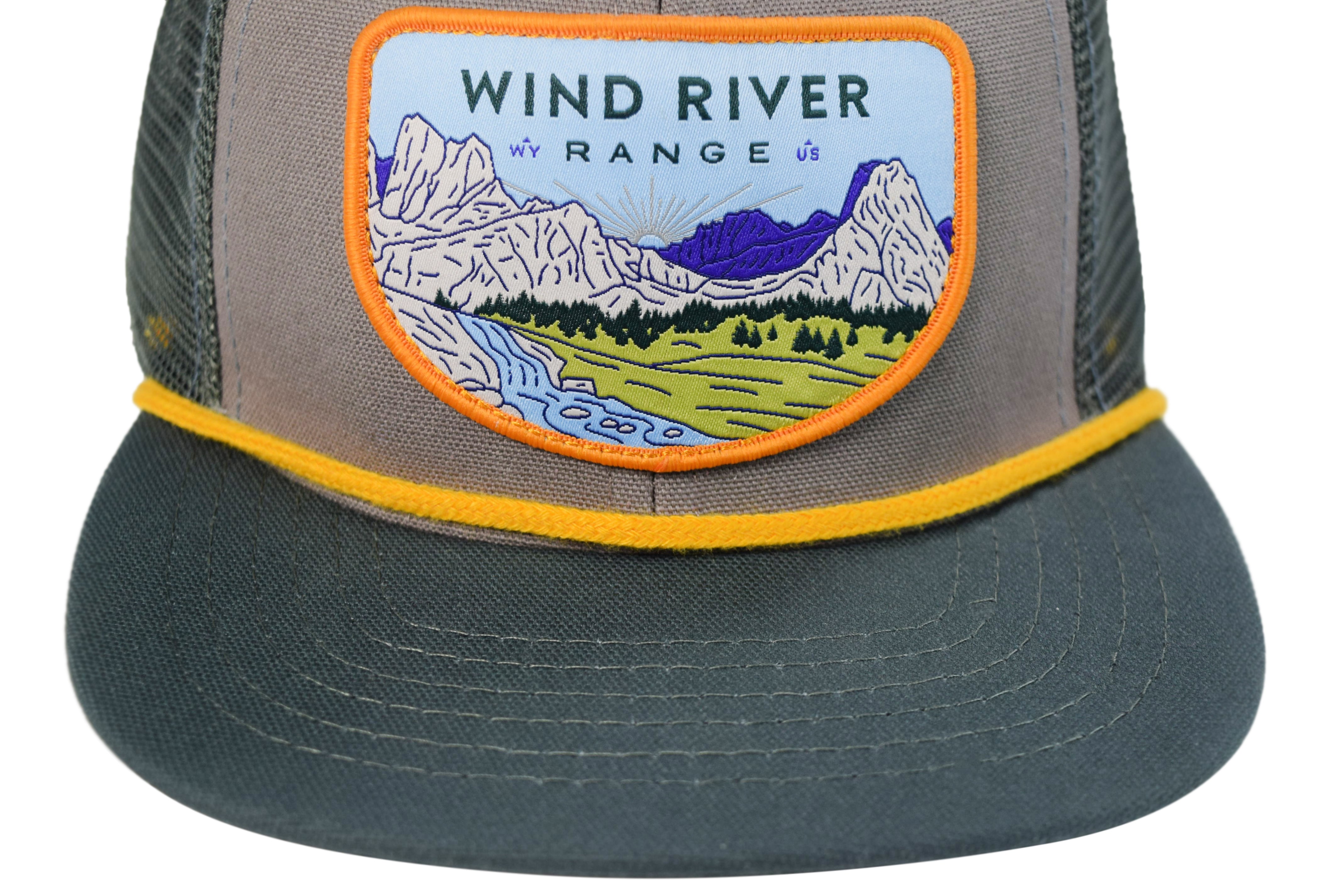 Sendero Provisions Co. Wind River Range Meshback Snapback Hat (Grey)