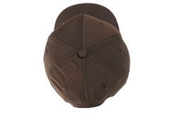 Sendero Provisions Co. Shenandoah National Park Adjustable Snapback Rope Hat with Woven Patch & Topographic Map Undervisor (Brown/Green) - One Size