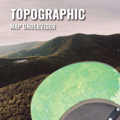 Sendero Provisions Co. Shenandoah National Park Adjustable Snapback Rope Hat with Woven Patch & Topographic Map Undervisor (Brown/Green) - One Size