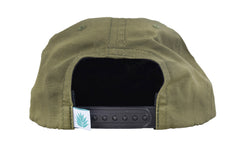 Sendero Provisions Co. Chupacabra Adjustable Snapback Hat with Felt Design & Braided Rope (Green/Midnight Black) - One Size