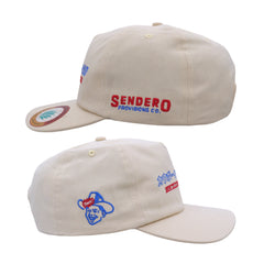 Sendero Provisions Co. Tip Your Hat Unstructured 5-Panel Snapback (White)
