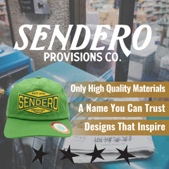 Sendero Provisions Co. OLD SCHOOL GREEN Snapback Hat –One Size