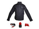 Milwaukee 204B-213X M12 Lithium-Ion TOUGHSHELL Black Heated Jacket Kit with Battery (3XL)