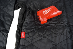 Milwaukee 233B-20M Women's Medium M12 12-Volt Lithium-Ion Cordless AXIS Black Heated Quilted Jacket (Jacket Only)