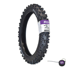 Hoosier Racing Tire 60/100-12 MX30 65cc Dirt Bike Front Tube Type Tire with Hoosier Keychain