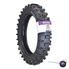 Hoosier Racing Tire 90/100-14 IMX30 85cc Dirt Bike Rear Tube Type Tire with Hoosier Keychain