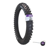 Hoosier Racing Tire 80/100-21 MX25S C100 125, 250, 450cc Dirt Bike Front Tire with Hoosier Keychain