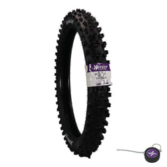 Hoosier Racing Tire 80/100-21 MX25F 125, 250, 450cc Dirt Bike Front Tire with Hoosier Keychain