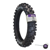 Hoosier Racing Tire 120/80-19 IMX20 C100 250, 450cc Dirt Bike Rear Tube Type Tire with Hoosier Keychain