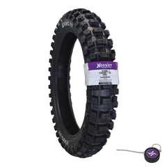Hoosier Racing Tire 120/80-19 HMX Dirt Bike Rear Tube Type Tire with Hoosier Keychain
