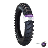 Hoosier Racing Tire 110/100-18 ST1 125, 250, 450cc Dirt Bike Rear Tube Type Tire with Hoosier Keychain