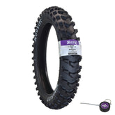 Hoosier Racing Tire 110/90-19 ST1 Dirt Bike Rear Tube Type Tire Ideal for 125, 250, 450cc Bikes with Hoosier Keychain