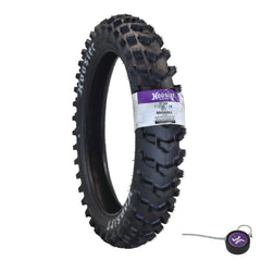 Hoosier Racing Tire 110/90-19 ST1 Dirt Bike Rear Tube Type Tire Ideal for 125, 250, 450cc Bikes with Hoosier Keychain