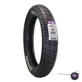 Hoosier Racing Tire 130/80-19 FT50 Flat Track Dirt Bike Front Tube Type Tire with Hoosier Keychain