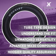 Hoosier Racing Tire 140/80-19 FT40 Flat Track Dirt Bike Rear Tube Type Tire with Hoosier Keychain