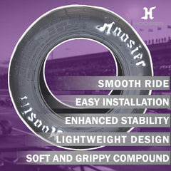 Hoosier 10.5x5.0-6 Slick Tire (12325EB1) for Electric One Wheel Hoverboards, Skateboards, & Unicycles; Fits Onewheel Pint & Pint X Models (5.0/10.5-6)