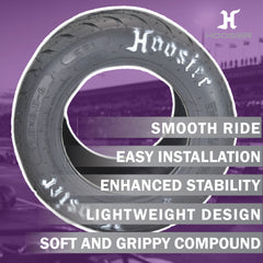 Hoosier 11.0x6.0-6 Treaded Tire (12930EB1) for Electric One Wheel Hoverboards, Skateboards, MonoRide, & Unicycles; Fits Onewheel + XR, Onewheel +, Original Onewheel, & S Series Models (6.0/11.0-6)
