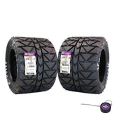 Hoosier Flat Track & TT (Tourist Trophy) Tire 18.0X11.0-10 - 16110T10 for ATV Tire & Off-Road Racing with Hoosier Keychain (2 Pk)
