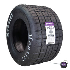 Hoosier Flat Track & TT (Tourist Trophy) Tire 18.5X8.0-10 CB - 16275RD20 for ATV Tire & Off-Road Racing with Hoosier Keychain
