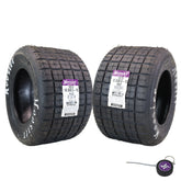 Hoosier Flat Track & TT (Tourist Trophy) Tire 18.5X8.0-10 CB - 16275RD20 for ATV Tire & Off-Road Racing with Hoosier Keychain (2 Pk)