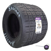 Hoosier Flat Track & TT (Tourist Trophy) Tire 18.5X10.0-10 CB - 16325D10 for ATV Tire & Off-Road Racing with Hoosier Keychain