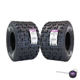 Hoosier ATV MX Rear Tires 18.0X10.0-8 16700MX150 for Motocross Off-Road Racing with Hoosier Keychain (2-Pack)