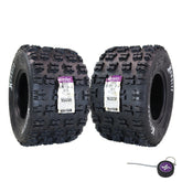Hoosier ATV Mud Rear Tires 20.0X11.0-9 XC175 for Off-Road Racing with Hoosier Keychain (2-Pack)