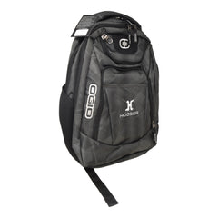 Hoosier OGIO Excelsior Backpack - Gray with Dual Main Compartments and Padded Air Mesh Back for Travel, School, or Work with Hoosier Keychain