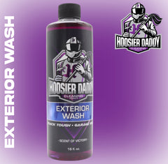 Hoosier Daddy 16oz Car Exterior Cleaner Concentrate - Removes Dirt, Bugs, & Road Grime - Safe for Paint, Glass, & Chrome - Dilutes for Multiple Uses(6-Pack)