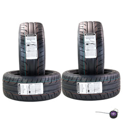 Conti by Hoosier Racing Tire 205/50R15 89V XL CONTACT FORCE - Ultra-High Track Performance Tire with Hoosier Keychain (4 Pack)