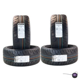 Conti by Hoosier Racing Tire 245/40R17 95W XL CONTACT FORCE - Ultra-High Track Performance Tire with Hoosier Keychain (4 Pack)