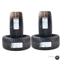 Conti by Hoosier Racing Tire 245/40R17 95W XL CONTACT FORCE - Ultra-High Track Performance Tire with Hoosier Keychain (4 Pack)