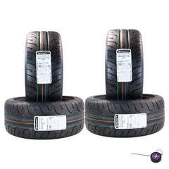 Conti by Hoosier Racing Tire 255/40R17 98W XL CONTACT FORCE - Ultra-High Track Performance Tire with Hoosier Keychain (4 Pack)