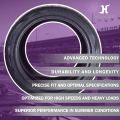 Conti by Hoosier Racing Tire 325/30R19 105W XL CONTACT FORCE - Ultra-High Track Performance Tire with Hoosier Keychain (2 Pack)