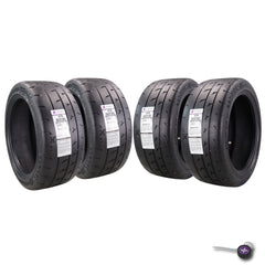 Hoosier TrackAttack Pro Racing Tire 245/40ZR17 95W XL - High Performance Car Tire Engineered for Track and Street Racing with Hoosier Keychain Made in the USA (4 Pack)