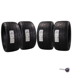 Hoosier TrackAttack Pro Racing Tire 295/30ZR19 100Y XL - High Performance Car Tire Engineered for Track and Street Racing with Hoosier Keychain Made in the USA (4 Pack)