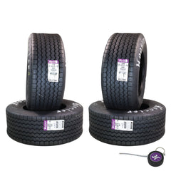 Hoosier UTV Tires 27.5/8.0-15 P1000 - 49400M500 for Side by Side & Off-Road Racing with Hoosier Keychain (4-Pack)