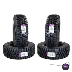 Hoosier UTV Tires 27.0X9.0-15 - 49470M550 for Side by Side & Off-Road Racing with Hoosier Keychain (4-Pack)