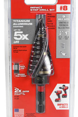 MILWAUKEE 48-89-9248 SHOCKWAVE Impact Duty Step Bit #8, 1/8" - 1"