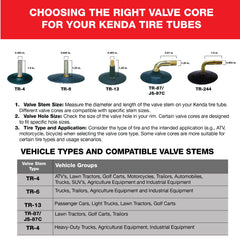 Kenda 80/100-21 TR-6 Inner Tube 047853168907 Includes Keychain