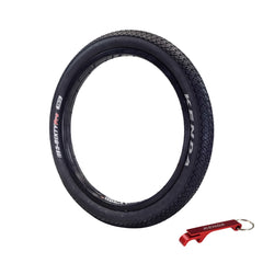 Kenda 3-Sixty Pro TR 120tpi Fold Black 20x2.25 Bicycle Tire & Keychain (Single)