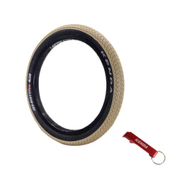Kenda 3-Sixty Pro TR 120tpi Fold Tan 20x2.25 Bicycle Tire & Keychain (Two Pack)