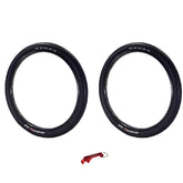 Kenda 3-Sixty Pro TR 120tpi Fold Black 26x2.5 Bicycle Tire& Keychain (Two Pack)