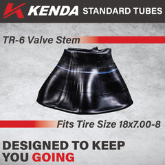 Kenda 18X7-8 TR-6 Inner Tube 047853264791 Includes Keychain