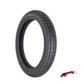 Kenda Small Block K262 2.75-17 Tube-Type (TT) Tire for Small Street and Trail Bikes, Dirt Bikes, and Scooters - Durable Off-Road and On-Road Performance with Keychain 2.75x17