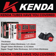 Kenda 250/275-10 TR-4 Inner Tube 047853163148-2-Pack-Includes Keychain